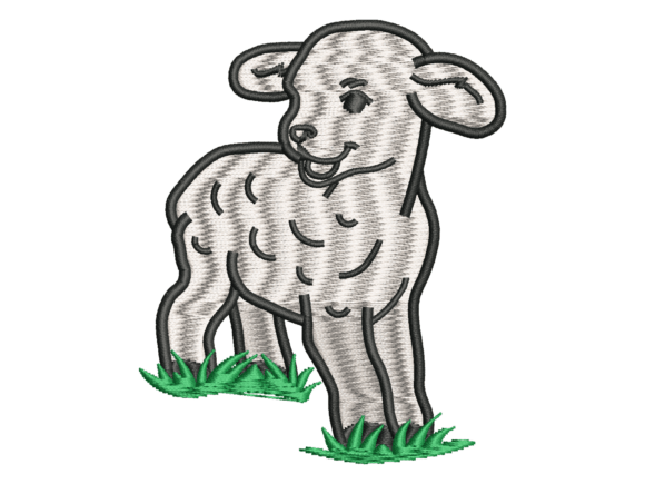 Cute Lamb Embroidery Design Review for Craft Fairs