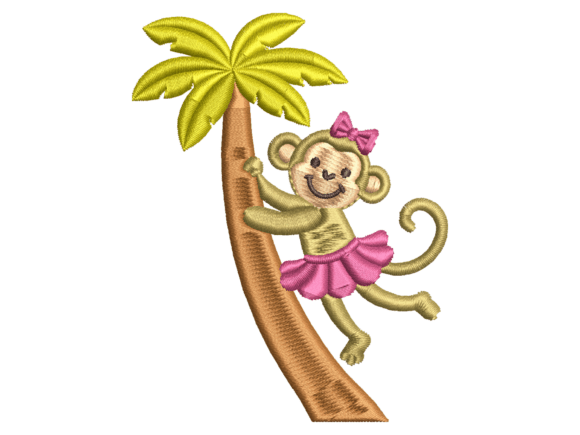 Monkey on Palm Tree Embroidery Review