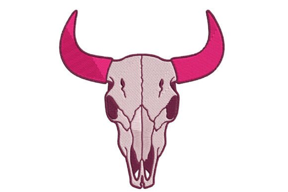Reviewing the Western Skull Embroidery Design